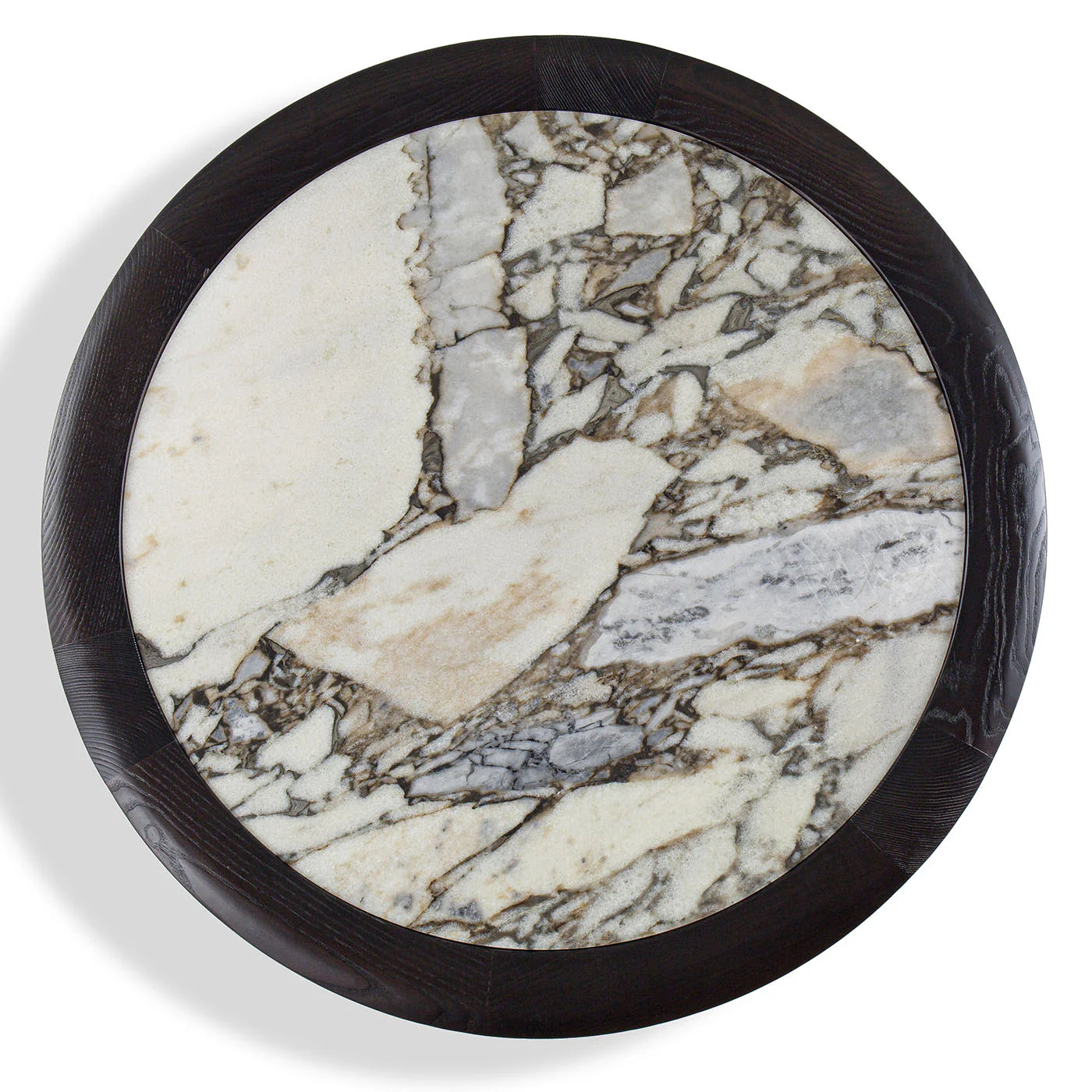 GODOT BROWN OAK WOOD AND OCEAN STORM MARBLE COFFEE TABLE | $5,590.00