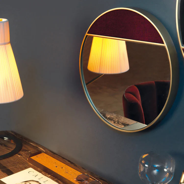 HALF MOON BRASS MEDIUM WALL MIRROR | $2,225.00
