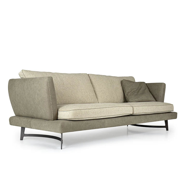 MARTIN GRAY SOFA WITH METAL BASE | $11,625.00