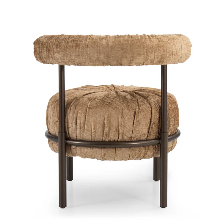 BONBON ROUND BEIGE LOUNGE CHAIR | $3,890.00