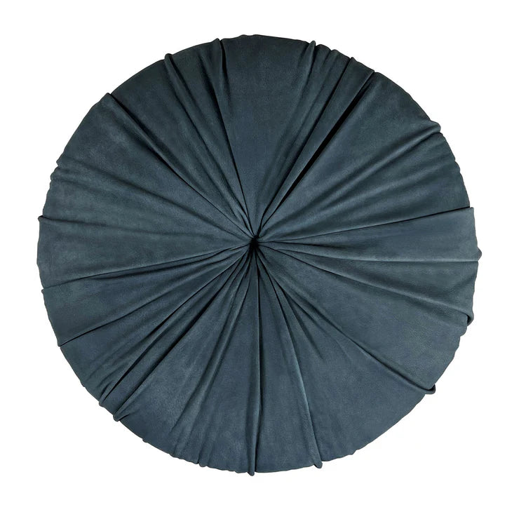 BONBON BLUE LEATHER POUF | $2,855.00
