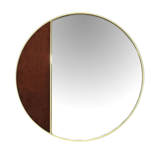 HALF MOON BRASS MEDIUM WALL MIRROR | $2,225.00