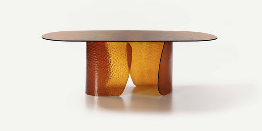 BLUR l dining table by NATUREDESIGN