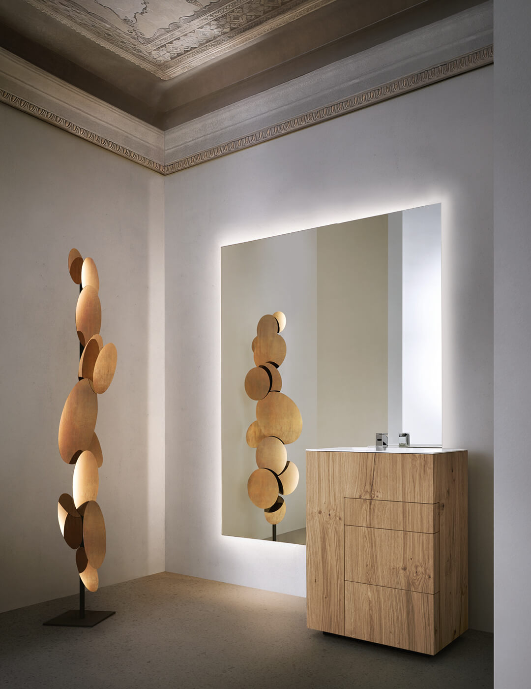 TOUCH 19.03 l washbasin & mirror by NOORTH