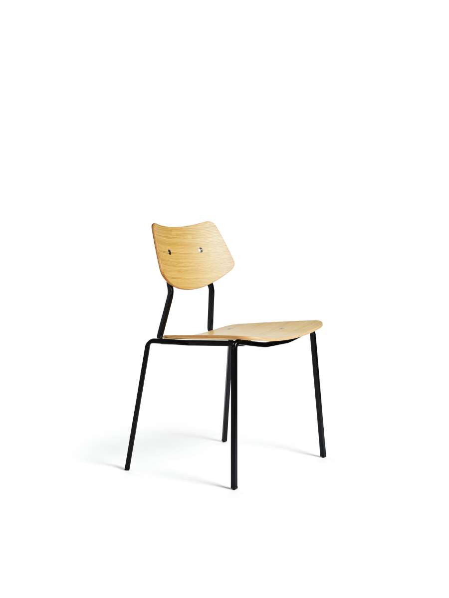 1960 Stacking Chair side view