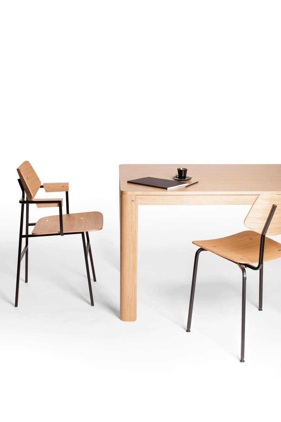 1960 Stacking Chair natural oak