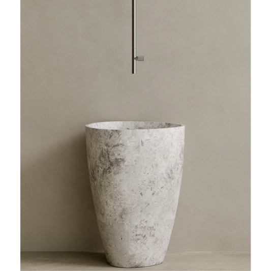 ELEMENTO BATH | FLUVIO STONE PEDESTAL SINK | $6,394.30 - $11,990.00