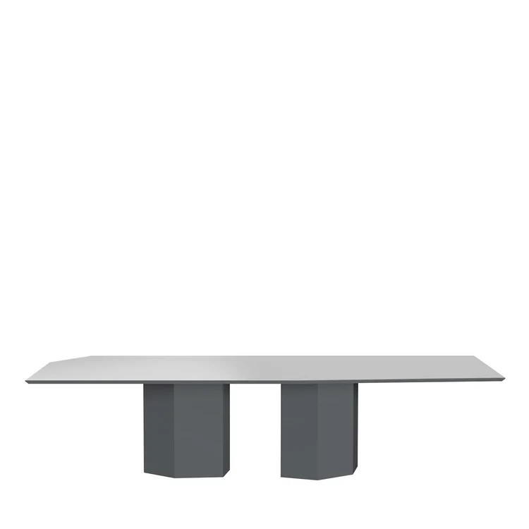 SECOLO | MONITH GLOSSY BLUE DINING TABLE | $13,140