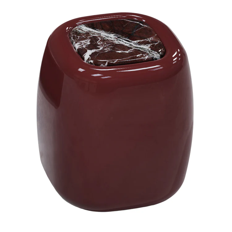 SECOLO | ERWIN SMALL ROSSO LEVANTO MARBLE COFFEE TABLE | $7,300