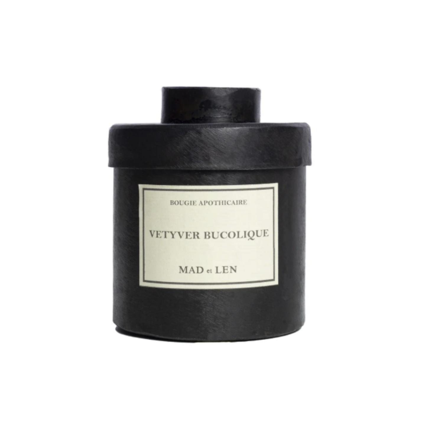 MAD ET LEN I SCENTED CANDLES VETYVER BICOLIQUE, BLACK WAX I $145.00