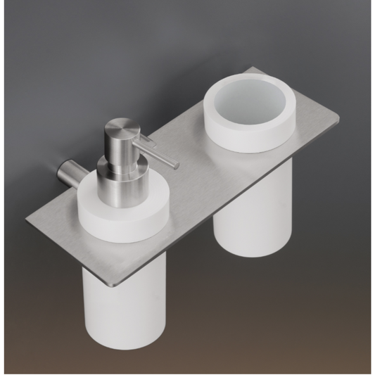 MEN05 | Shelf with toothbrush holder and dispenser | $865.00 - $1,470.00