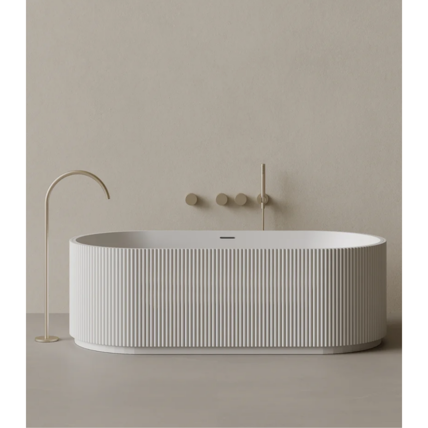 ELEMENTO BATH | 65" x 31" OVAL STONE BATHTUB | $5,114.27 - $5,568.36
