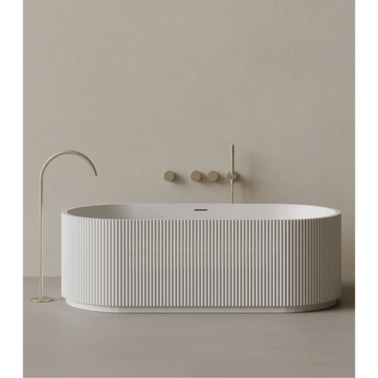 ELEMENTO BATH | 65" x 31" OVAL STONE BATHTUB | $5,114.27 - $5,568.36