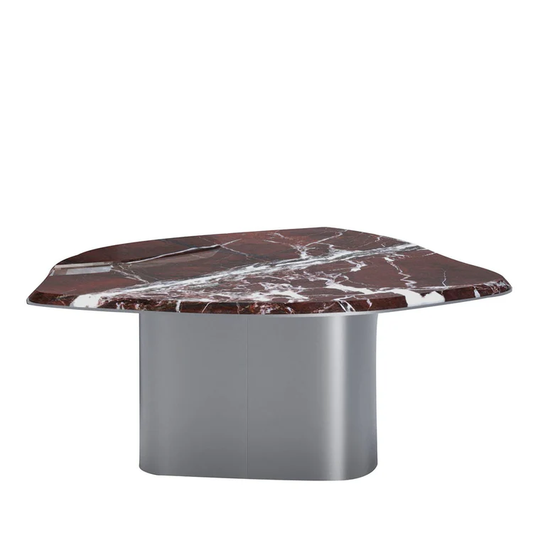 SECOLO | FRAGMENT RED LEVANTO MARBLE COFFEE TABLE | $9,850