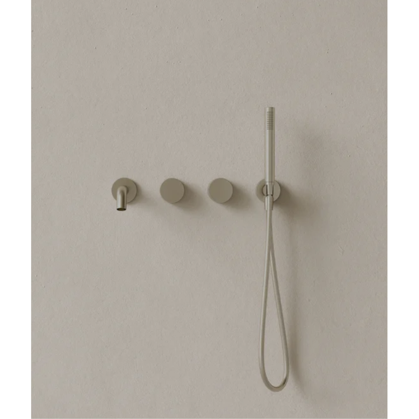 ELEMENTO BATH | MODERN CURVED SPOUT WALL-MOUNTED BATHTUB FILLER | $2,157.03