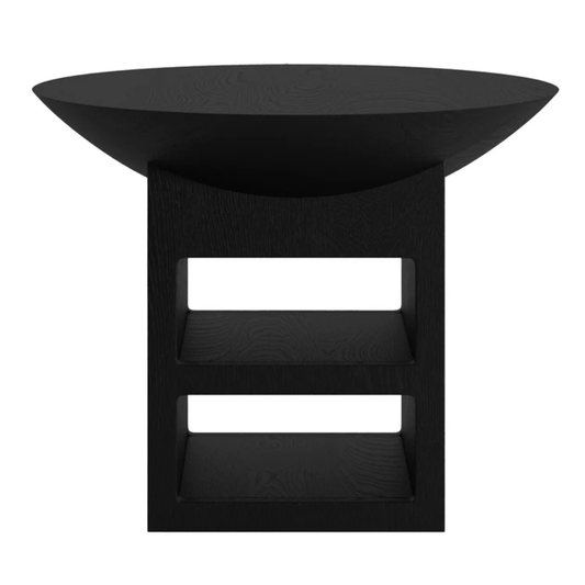 SECOLO | ATLANTE BLACK WOOD SIDE TABLE | $4,330