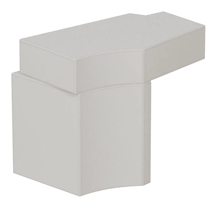 SECOLO | HIRI WHITE LEATHER SIDE TABLE | $ 5,580