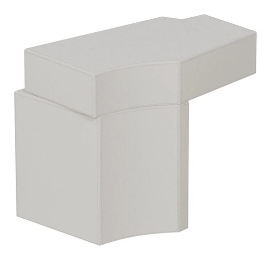 SECOLO | HIRI WHITE LEATHER SIDE TABLE | $ 5,580