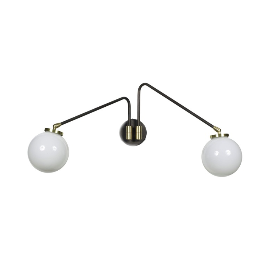 CTO LIGHTING | Array Twin Opal Wall Light | $2,875.00