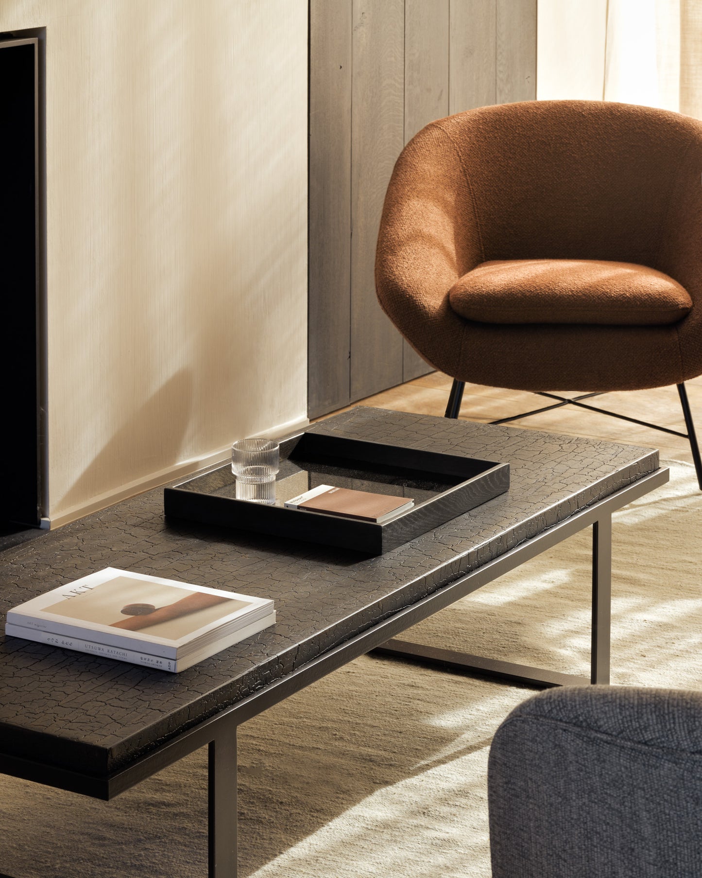 ETHNICRAFT BARROW LOUNGE CHAIR - COPPER | $1,649.00