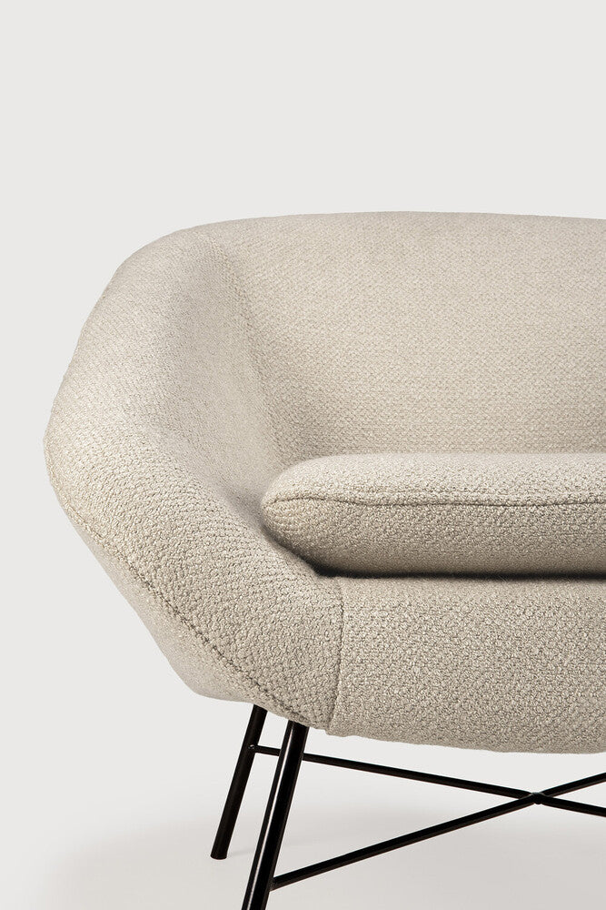 ETHNICRAFT BARROW LOUNGE CHAIR - OFF WHITE | $1,649.00