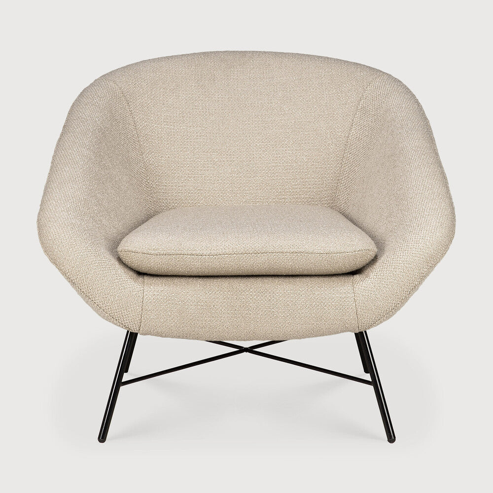 ETHNICRAFT BARROW LOUNGE CHAIR - OFF WHITE | $1,649.00