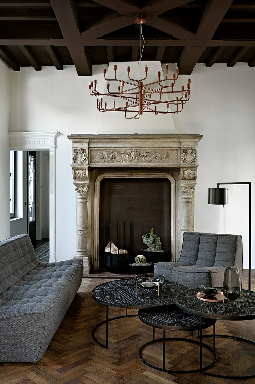 ETHNICRAFT N701 MODULAR SOFA - 4 - 90° SQUARE CORNER | $6,167.00