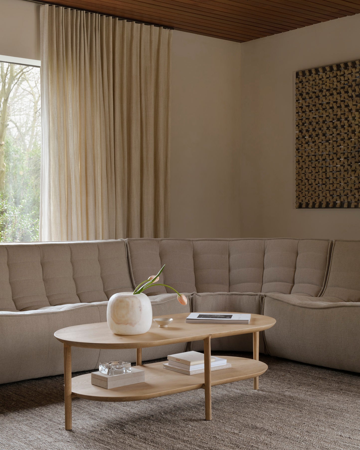 ETHNICRAFT BOK COFFEE TABLE - OAK | $2,279.00