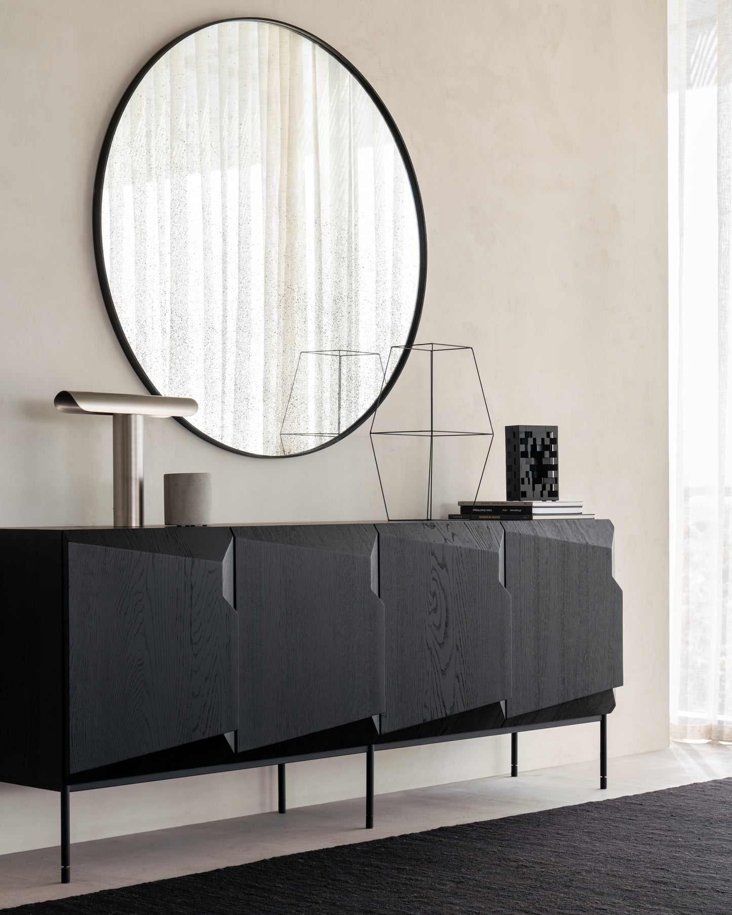 ETHNICRAFT STAIRS SIDEBOARD - OAK BLACK | $4,029.00- $5,039.00