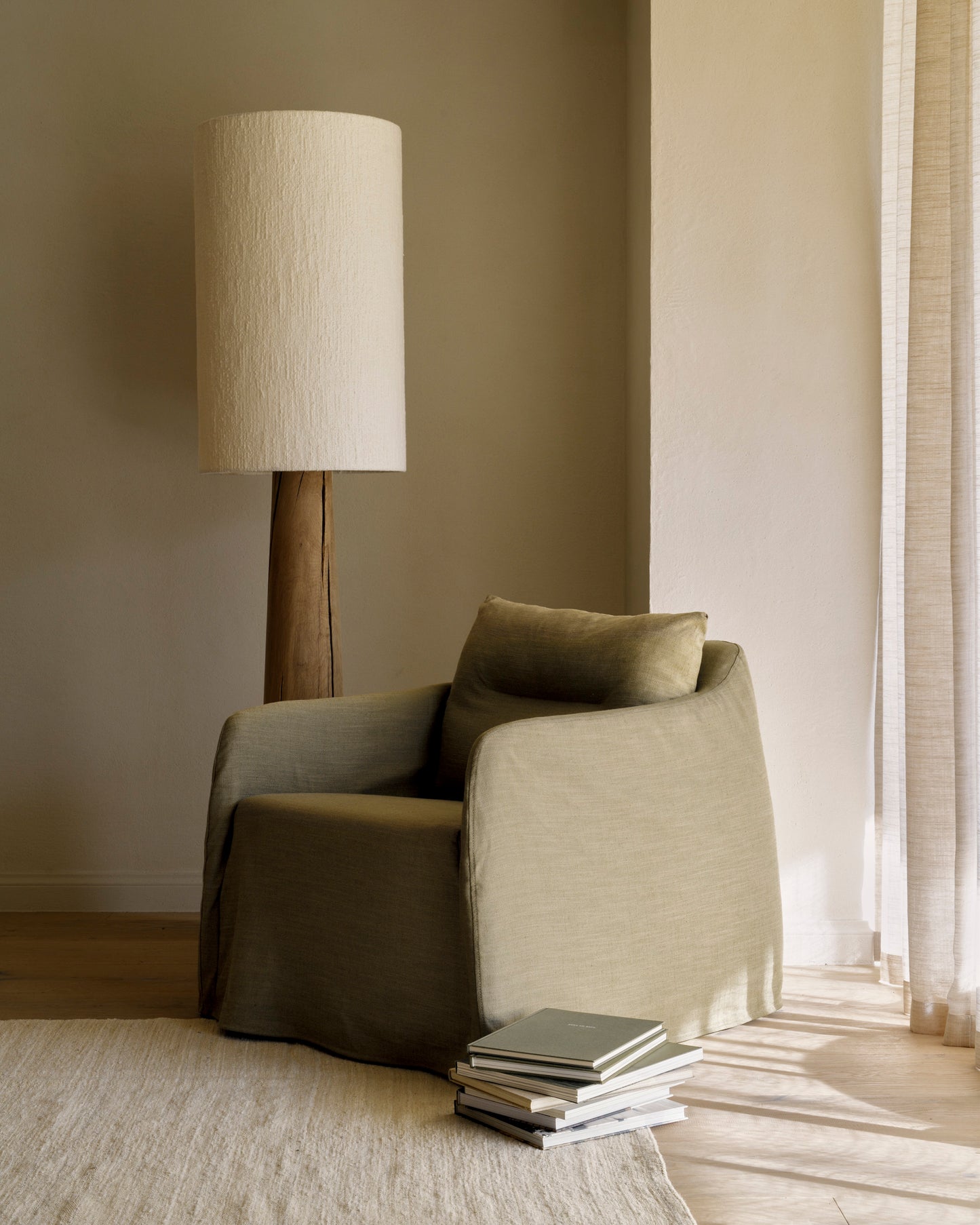 ETHNICRAFT WEAVE LOUNGE CHAIR - GREEN | $2,209.00