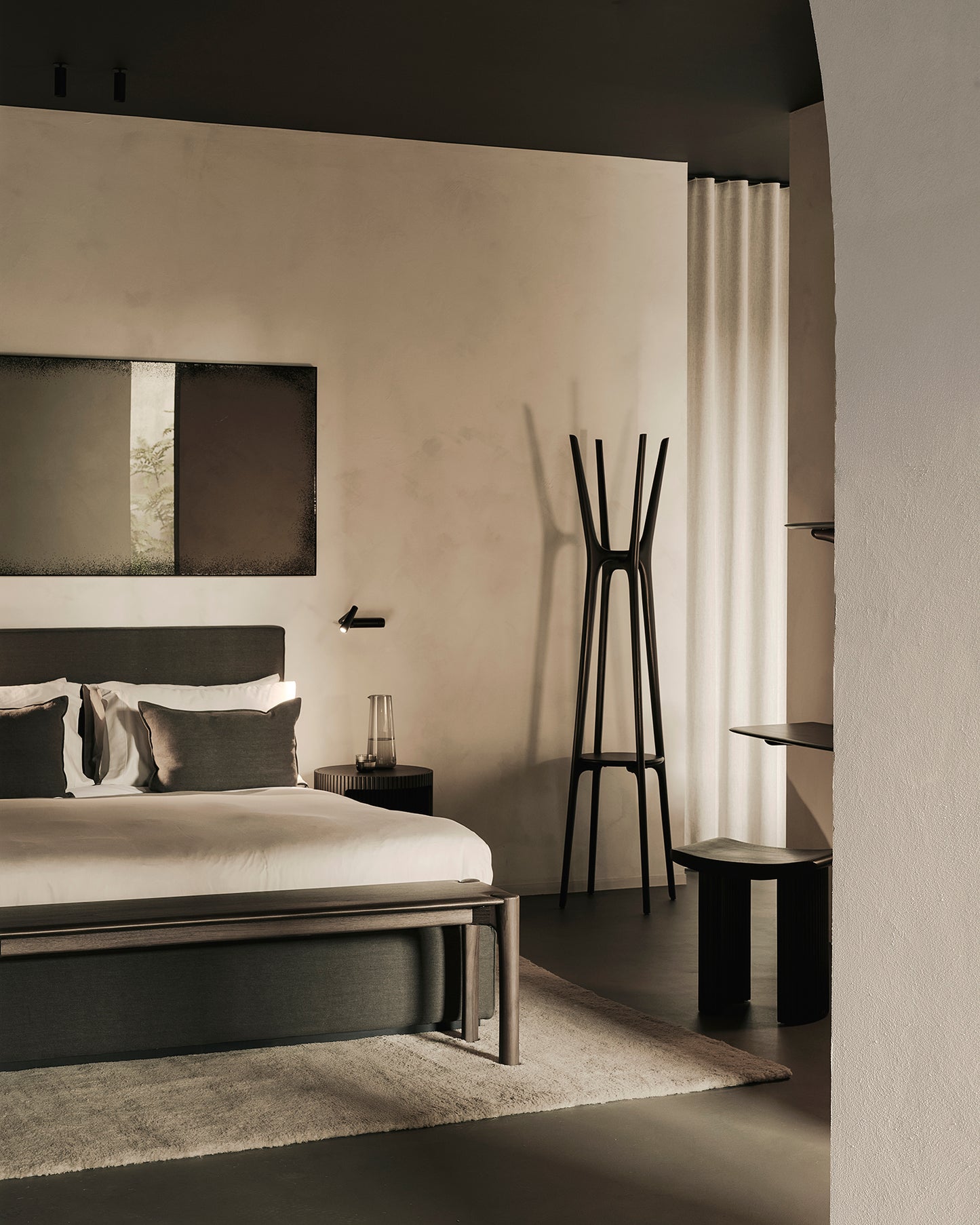 ETHNICRAFT PI COAT STAND - MAHOGANY DARK BROWN  | $679.00