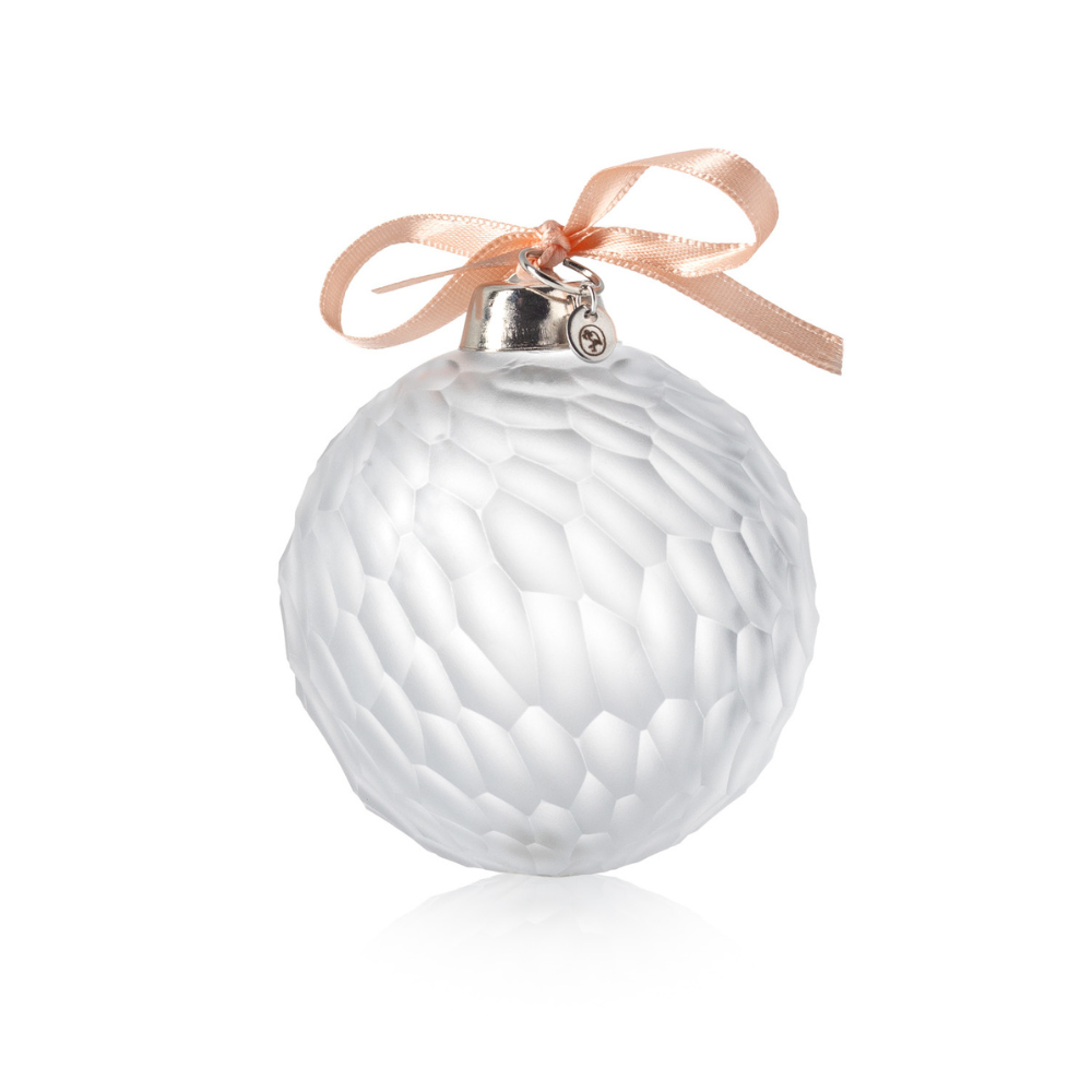 Christmas Sphere Frost 7.5 cm by Ruckl