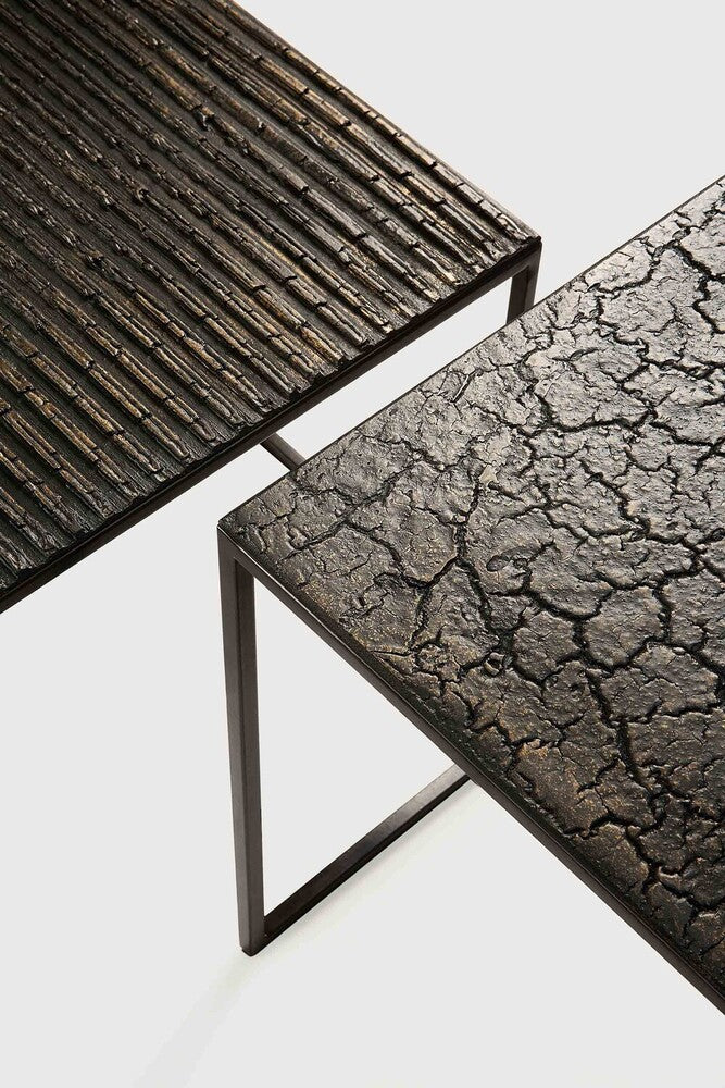 ETHNICRAFT PENTAGON NESTING COFFEE TABLE SET - WHISKY | $1,679.00