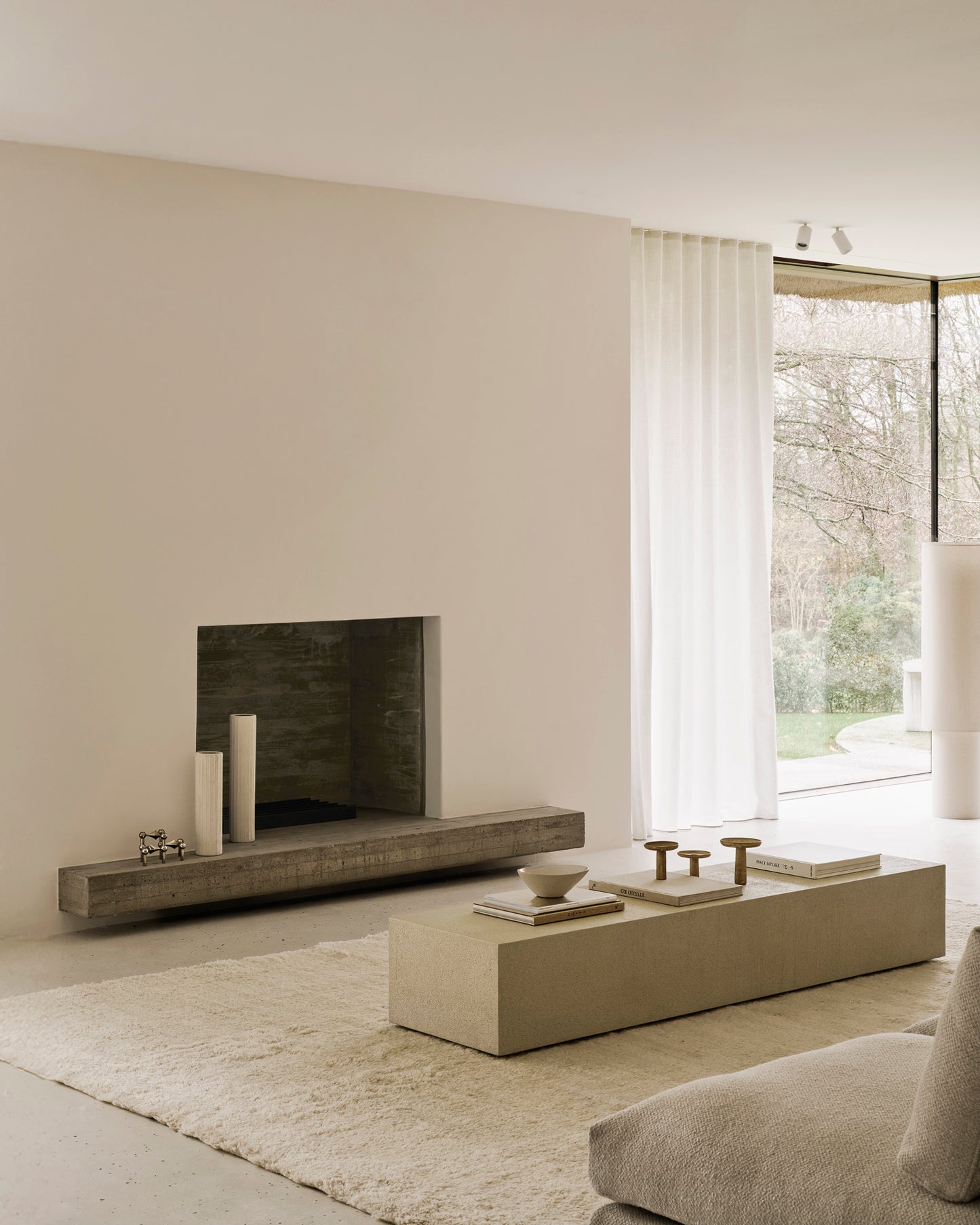 ETHNICRAFT ELEMENTS FLOOR SHELF - MICROCEMENT | $1,579.00