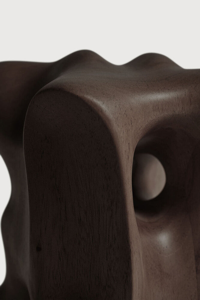 ETHNICRAFT ORGANIC SCULPTURE - MAHOGANY DARK BROWN | $219.00