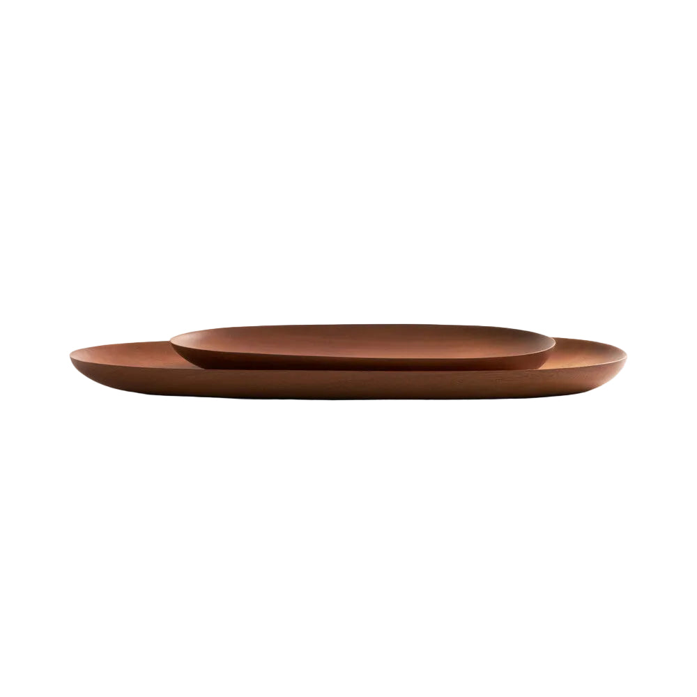 ETHNICRAFT THIN OVAL BOARDS SET - MAHOGANY | $129.00