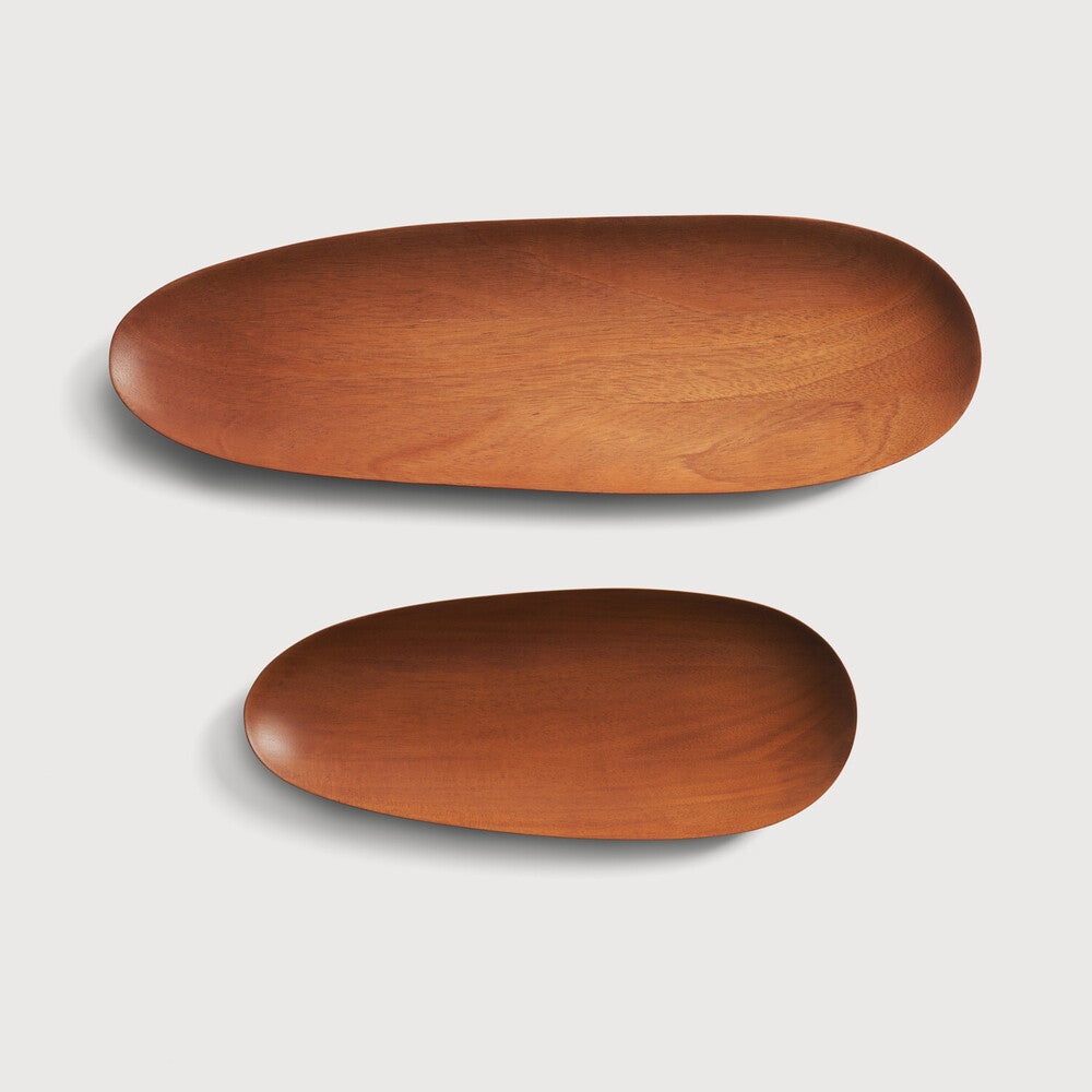ETHNICRAFT THIN OVAL BOARDS SET - MAHOGANY | $129.00