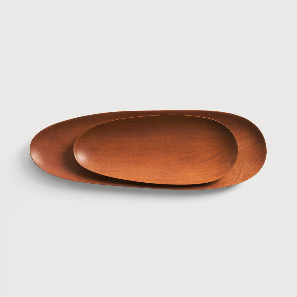 ETHNICRAFT THIN OVAL BOARDS SET - MAHOGANY | $129.00