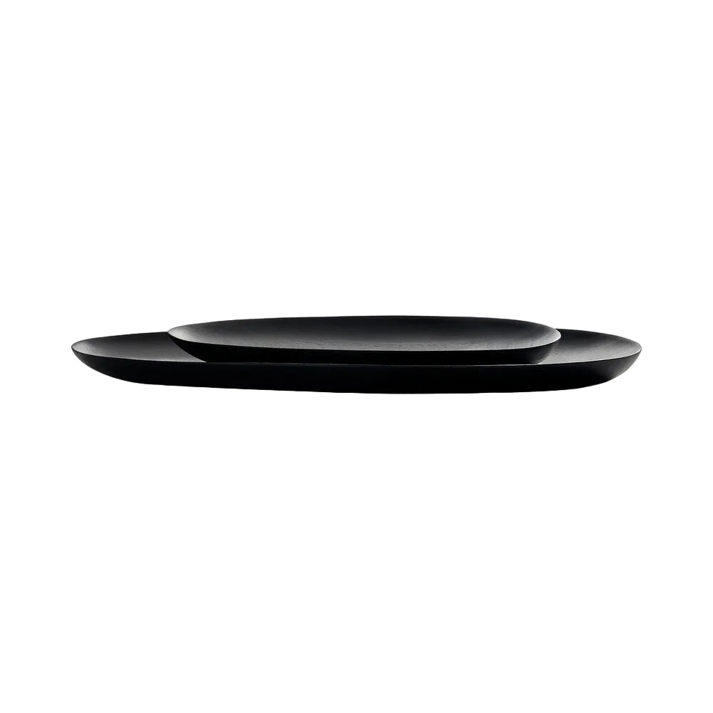 ETHNICRAFT THIN OVAL BOARDS SET - MAHOGANY BLACK | $129.00