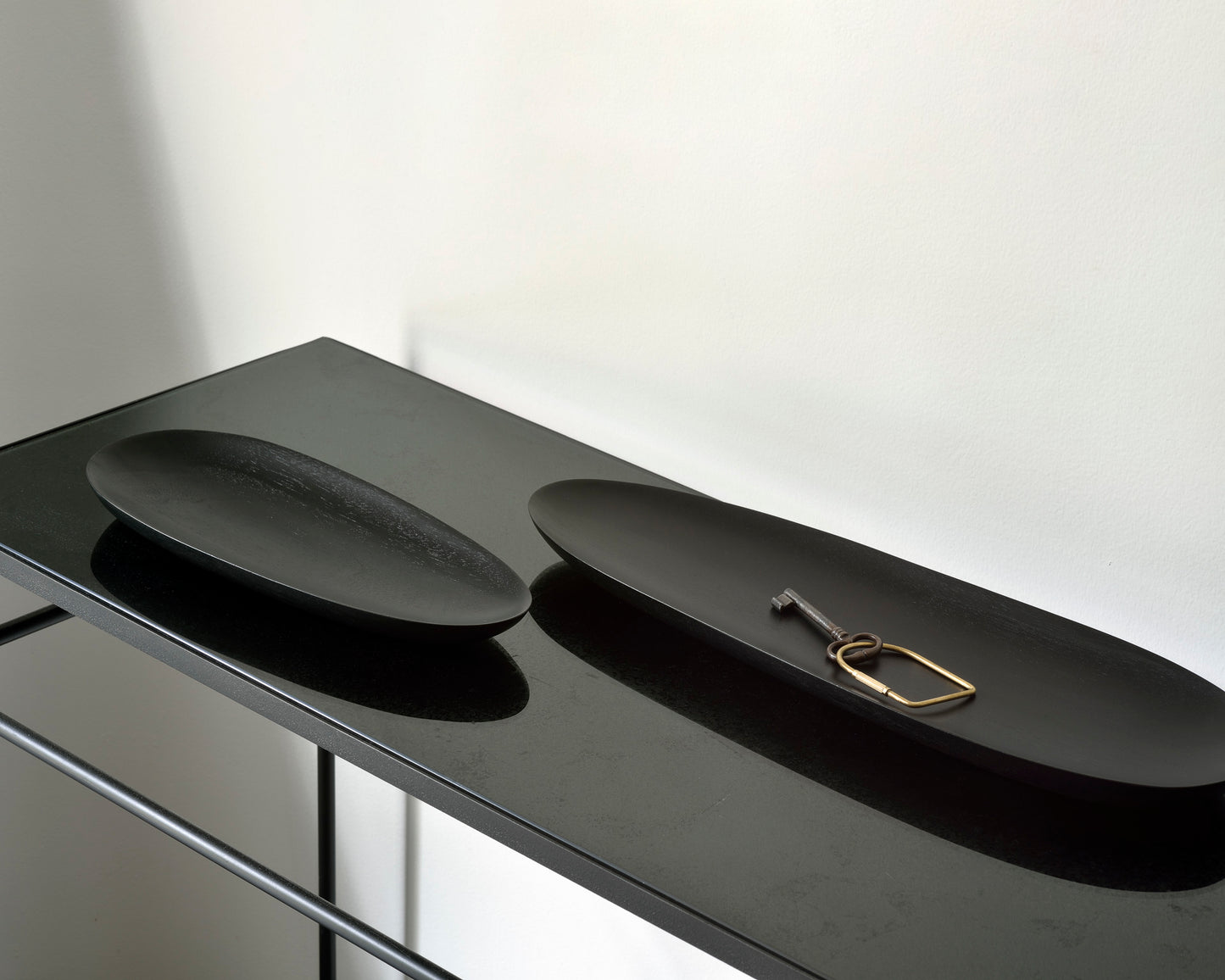 ETHNICRAFT THIN OVAL BOARDS SET - MAHOGANY BLACK | $129.00