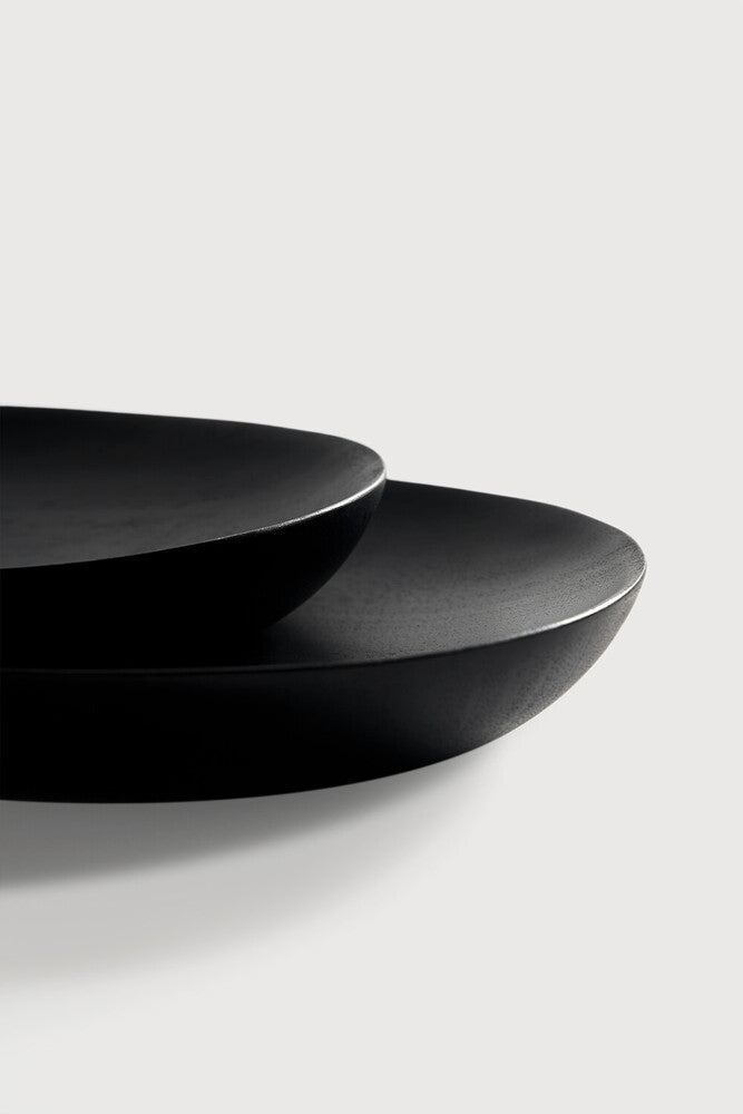 ETHNICRAFT THIN OVAL BOARDS SET - MAHOGANY BLACK | $129.00