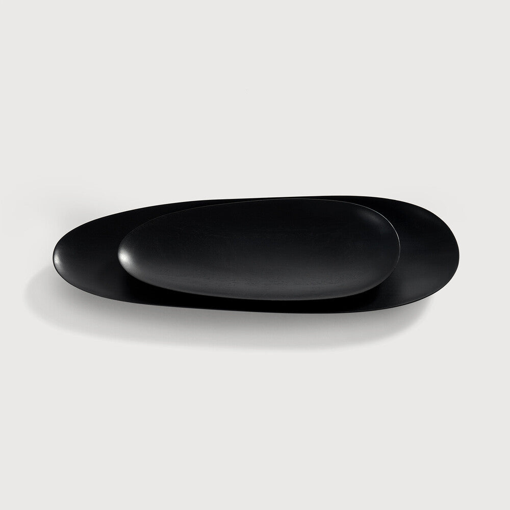 ETHNICRAFT THIN OVAL BOARDS SET - MAHOGANY BLACK | $129.00