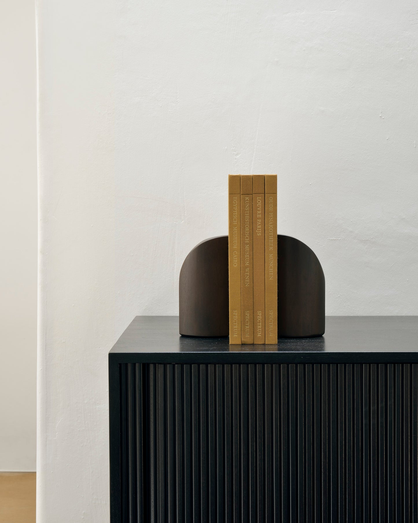 ETHNICRAFT PI BOOK ENDS - MAHOGANY DARK BROWN | $199.00