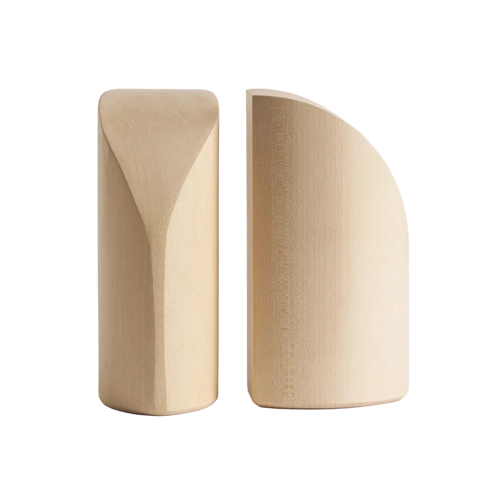 ETHNICRAFT PI BOOK ENDS - SYCAMORE | $259.00