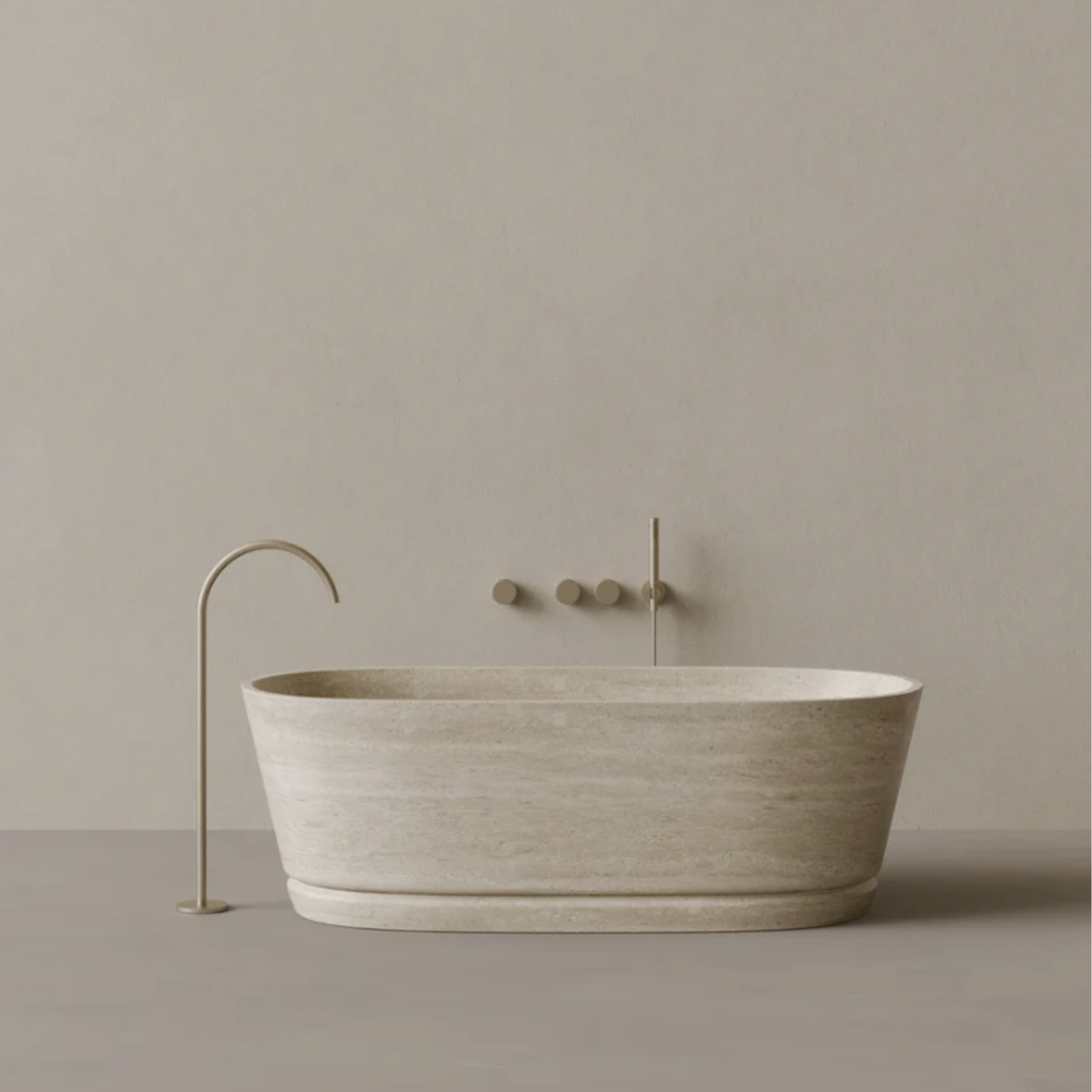 ELEMENTO BATH | 67" x 30" OVAL STONE BATHTUB | $10,326.00 - $37,764.00