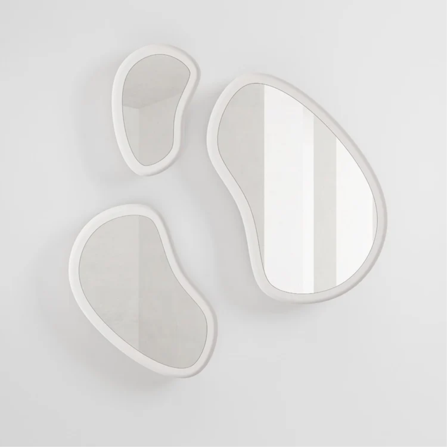 SECOLO | LAGHI WHITE SET OF 3 MIRRORS | $4,510