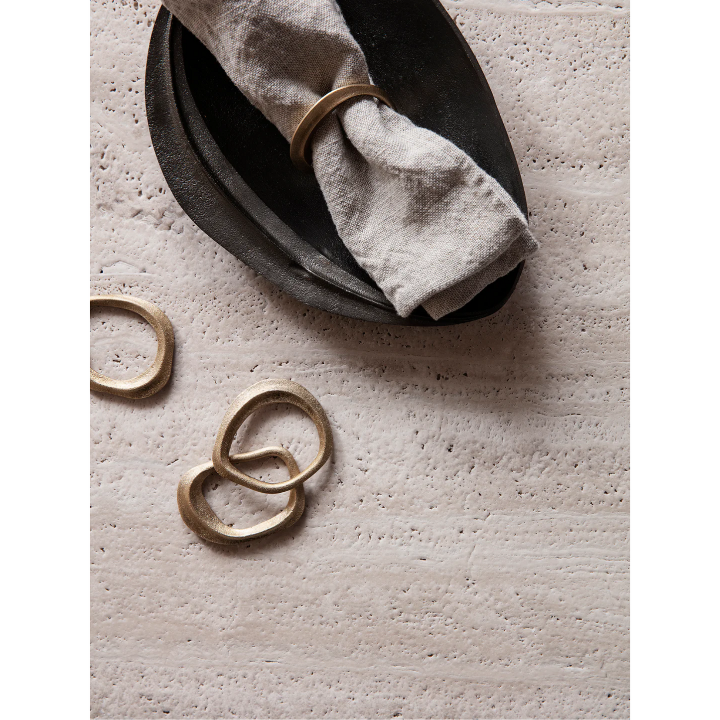 FERM LIVING | FLOW NAPKINS RINGS | $55.00