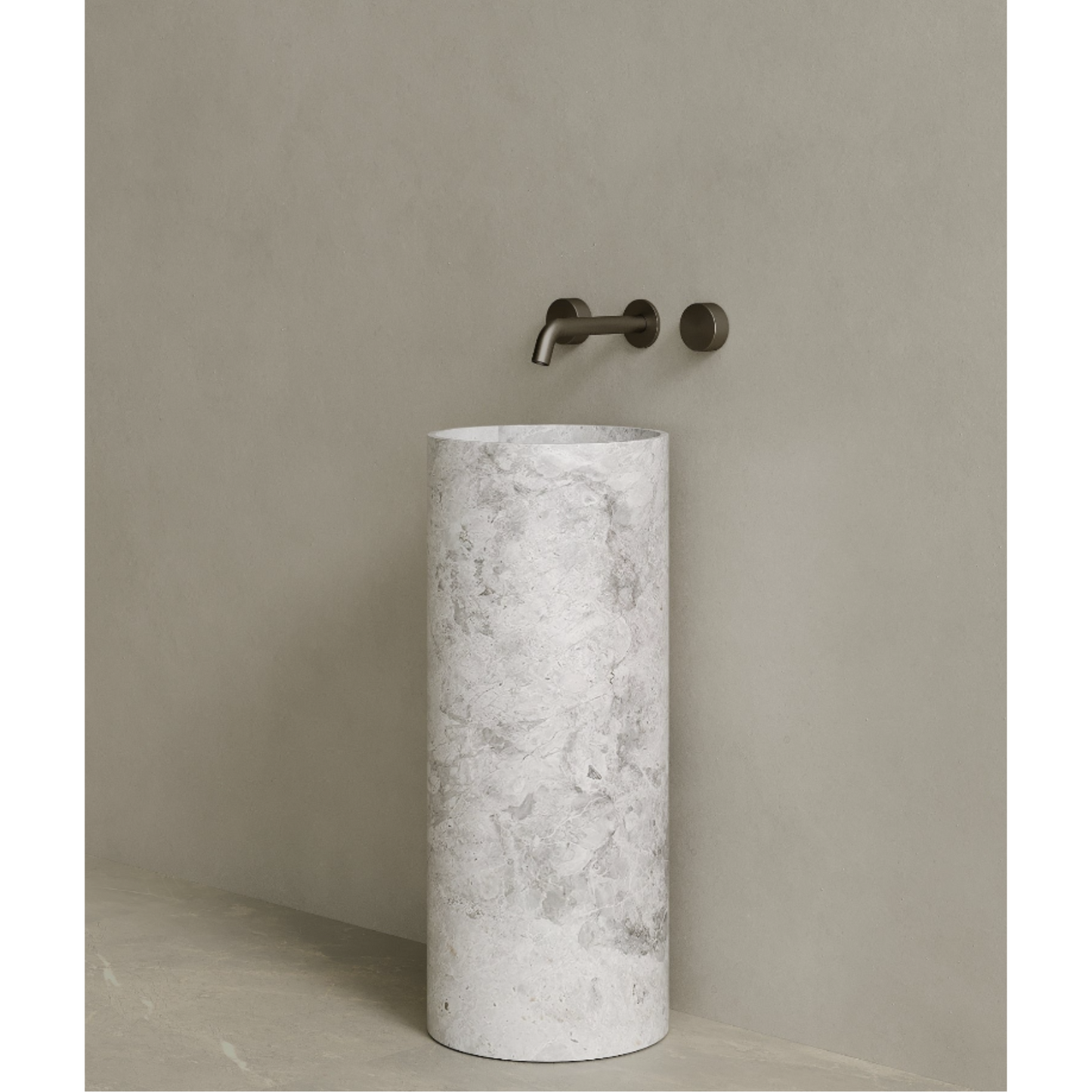 ELEMENTO BATH | CALVA STONE PEDESTAL SINK | $3,313.20 - $6,894.80