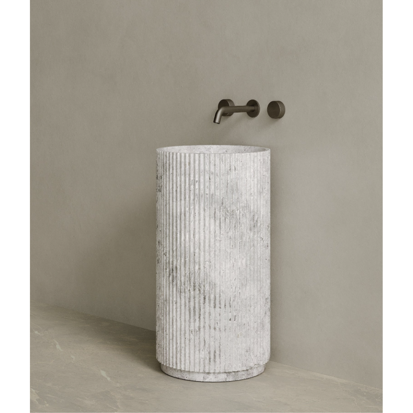 ELEMENTO BATH | RIVIO STONE PEDESTAL SINK | $6,394.30 - $11,990.00
