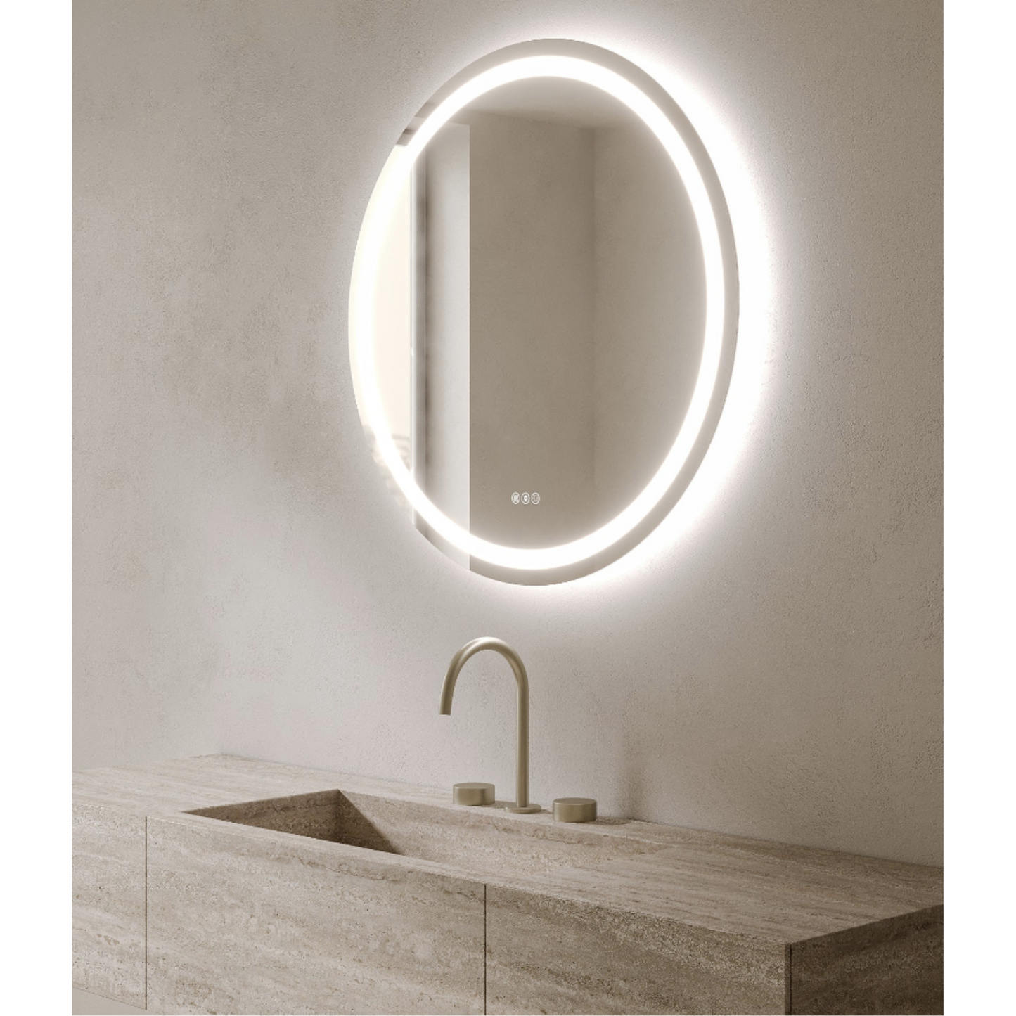 ELEMENTO BATH | 36" ROUNDED LED MIRROR | $379.00